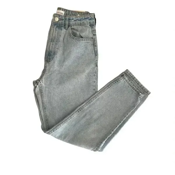 ZARA Straigt Leg High Rise Ankle Boyfriend Women’s Denim Blue Jeans Sz 4 #1673 - Image 4
