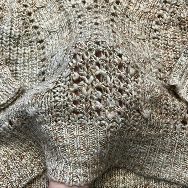 Matilda Jane Good Hart Wool‎ Blend Crochet Open Knit Sweater Women’s Size M Boho - Image 3