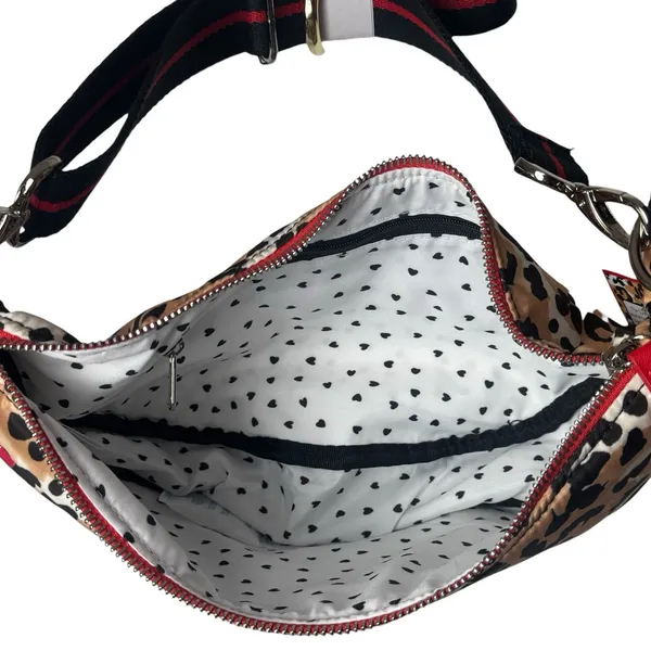 NEW Brighton Spotted Love Swing‎ Bag Leopard Animal Print Travel Chic Luxury - Image 4