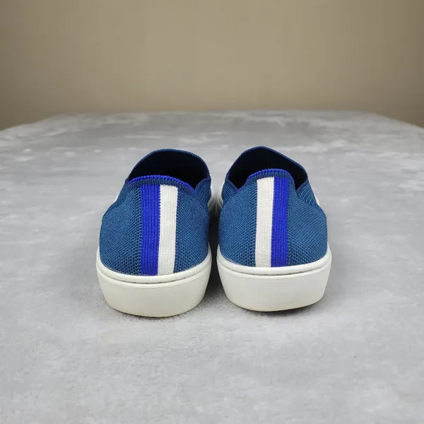 Rothy's Women's Sneakers 8 The Original Slip On Teal Blue Casual Comfort Shoes - Image 4