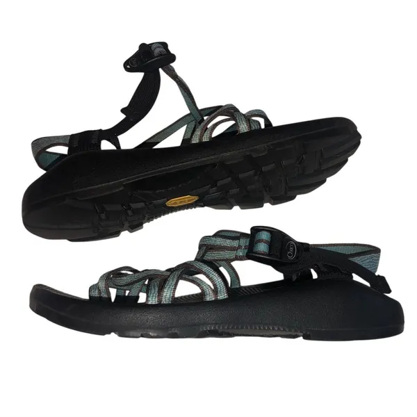 Chaco ZX/2 Classic Sandals Womens Size 10 Blue Brown Adjustable Gorp Outdoors - Image 4