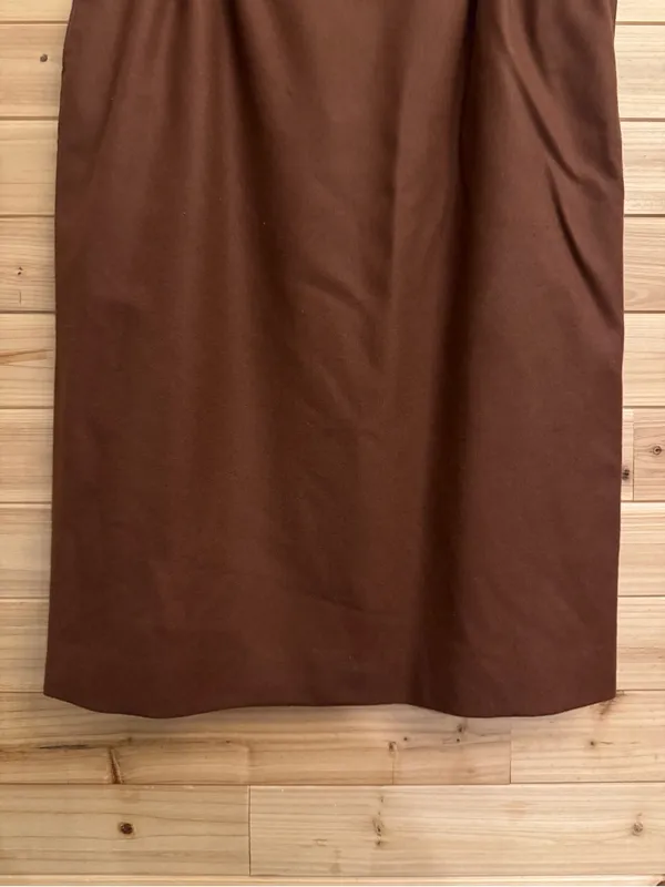 Vintage NWT Pendleton Large Wool Camel Midi Skirt Fall Cottagecore Deadstock - Image 4