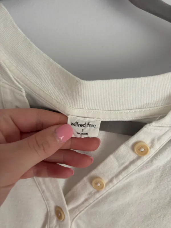 Aritzia white cotton beach coverup  - Image 3