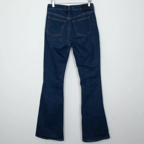 Abercrombie & Fitch Curve Love Mid Rise Bootcut Jeans Dark Wash Size 25 Regular - Image 5