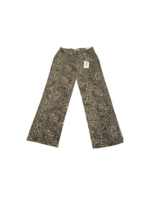 Disclosure Leopard Print Baggy Jeans Women Size 9/29 Wide Leg Y2K NWT Women’s - Image 2