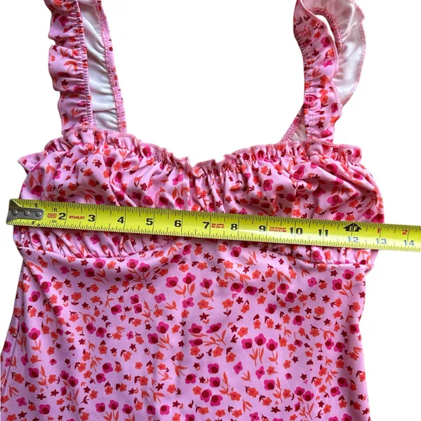 Commense Pink and White Spaghetti Strap Bodycon‎ Dress - Image 4