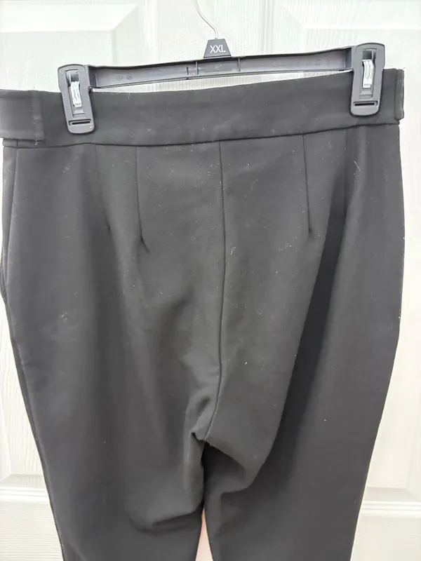 Express size 8 reg black ponte straight leg pants - Image 7