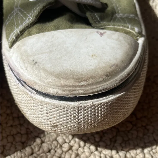 Rue 21 Olive Green Low-Top Canvas Sneakers - Image 3
