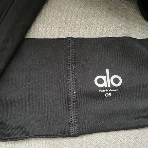 Alo Yoga Performance Conquer Headband Black - Image 2