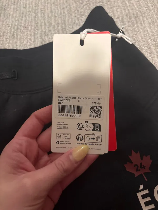 Lululemon Relaxed Fit HR Fleece Short - Image 2