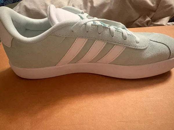 Adidas VL Court Seafoam Green Suede - Image 4