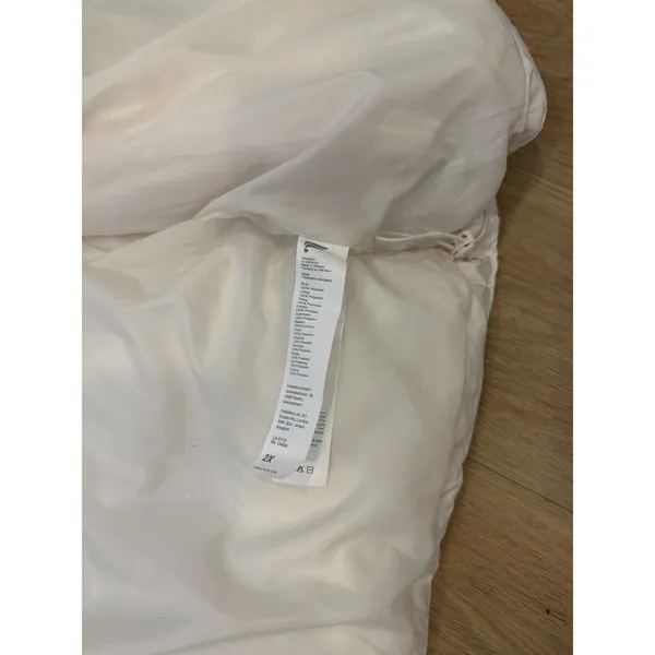 Fabletics Women's Essential Puffer Size 2XL color Bone NWOT - Image 8