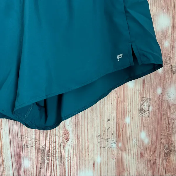 Fabletics Green Abyss Sun Chaser Short 3" Inseam Athletic Shorts Size XL - Image 6