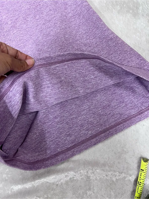 Lululemon Lavender purple Cami tank top 4 athletic built in bra pads missing - Image 10