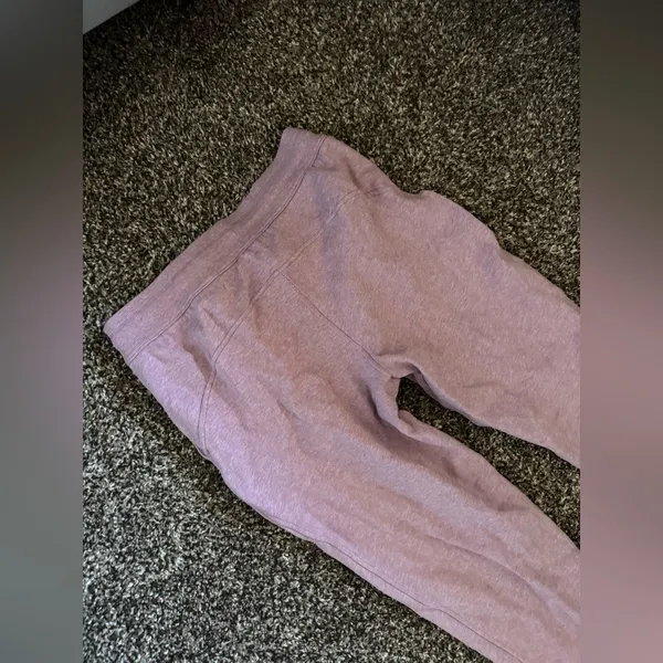 Lululemon Scuba High-Rise Jogger Pant Sz 12 in‎ Heathered Pink Taupe - Image 7