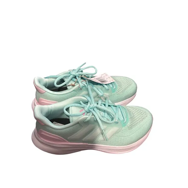 adidas Ultrarun 5 Clear Mint White Bliss Pink size 5 Sneakers/ Shoes - Image 2