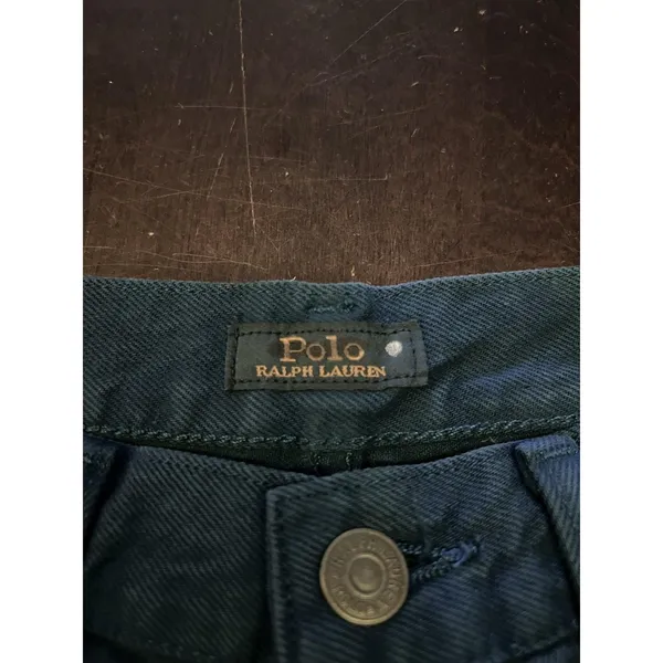 Polo Ralph Lauren Shorts Womens 28 Blue Crosby Relaxed Denim Frayed Hem Casual - Image 5