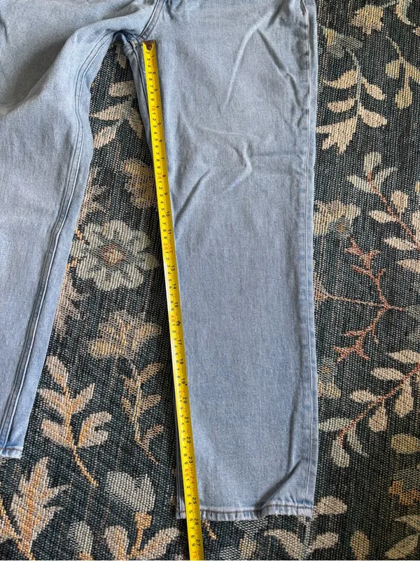 Abercrombie & Fitch Curve Love The Ankle Straight Ultra High Rise Jeans Size 28 - Image 8