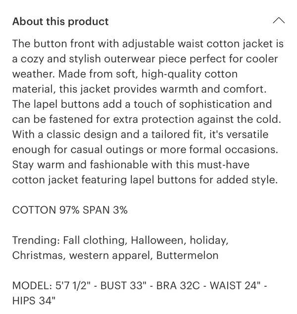 Boutique Button Down Oversized Coat - Image 9