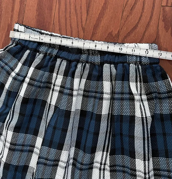 Plaid Skirt Size M - Image 3