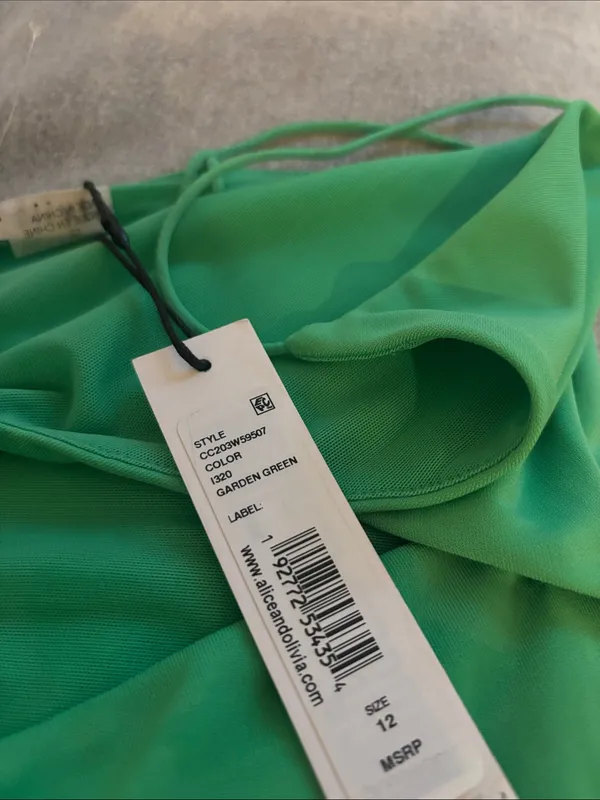 Alice and Olivia VALLI CUT OUT CAMI DRESS - Image 2