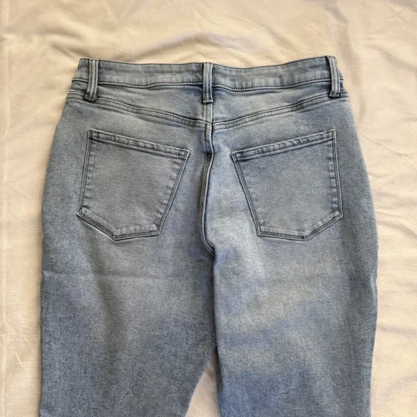 LC Lauren Conrad Light‎ Wash High Rise Skinny Jeans Button Fly Size 12 Womens - Image 6
