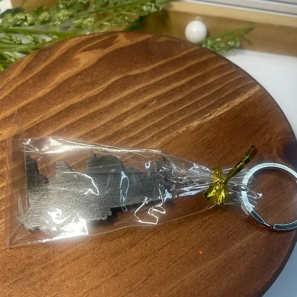 New York Souvenir Keychain Black - Image 3
