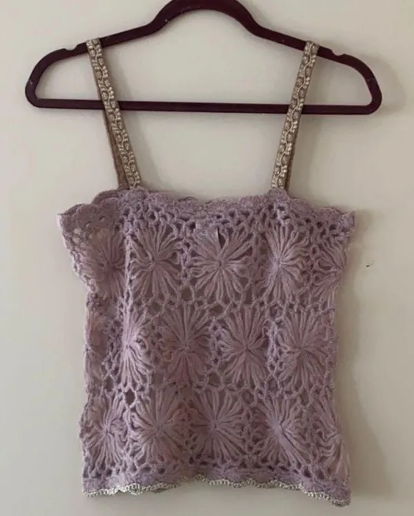 Free People Rose Garden Knit Tank Top - Image 5