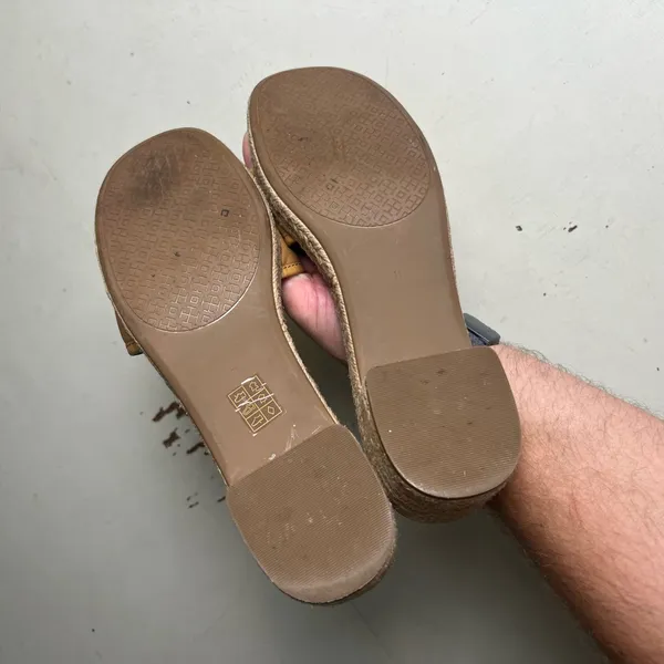 TORY BURCH- Fleming Espadrille Tan Size 11 - Image 7