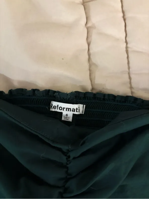 Reformation Womenms Dark Green Radish Top - Image 4