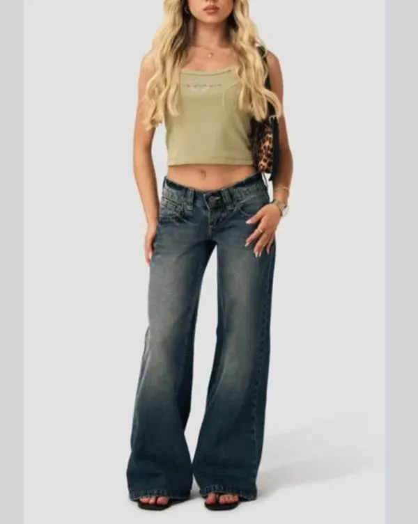 PacSun Abrand Jeans 00 Super Low & Wide Miley Jeans - Image 2