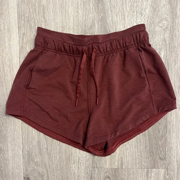 Lululemon Inner Glow Short 3" Modal Heathered Savannah - Image 3