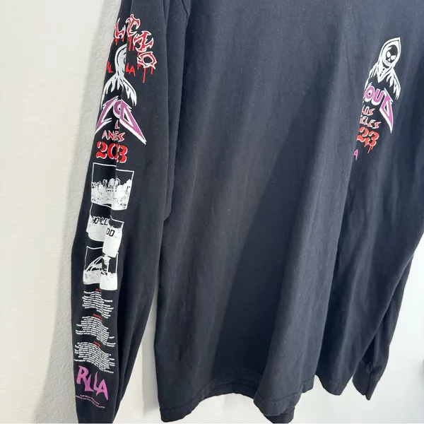 Rolling Loud Los Angeles off-the-shoulder graphic tee - Image 4
