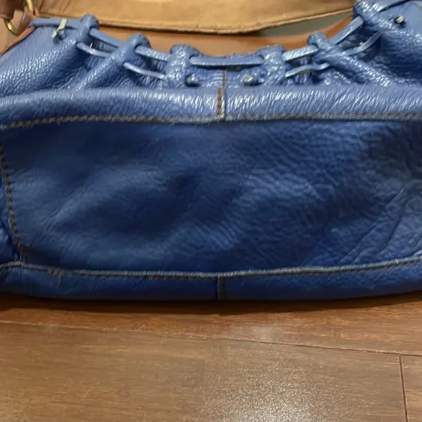 Lucky Brand Dark Blue Leather Shoulder bag - Image 8