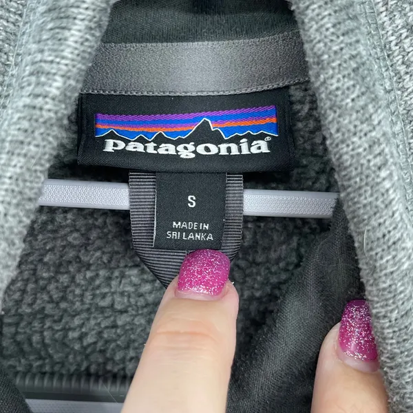 Patagonia Better Sweater Full‎ Zip Jacket Women's Small Gray Fleece Style 25528 - Image 4