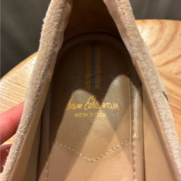 Sam Edelman Light Brown Suede Loafers - Image 5