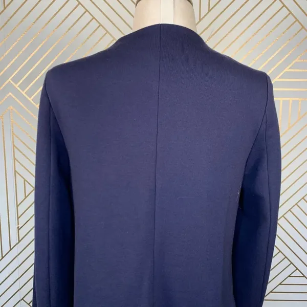 Boden Ponte Knit Jacket in‎ Navy Blue WQ077 Size 6 - Image 6