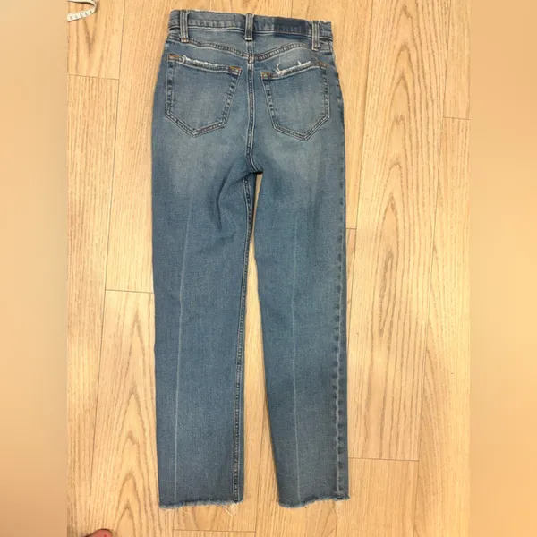 Abercrombie & Fitch Ankle Straight Jeans High Rise Jeans - Image 5