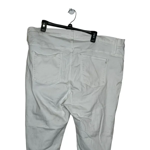 Madewell Women's Jeans‎ Ripped Skinny Cropped 9” High-Rise Denim White Size 36 - Image 8