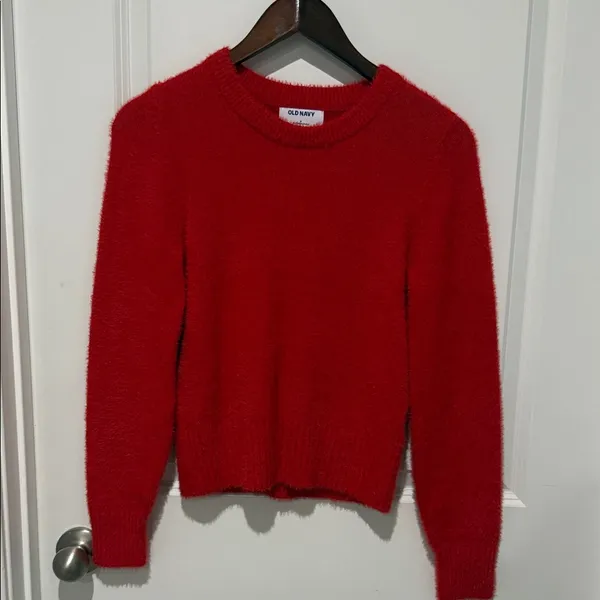 Old Navy Red Women's Sweater - Image 2