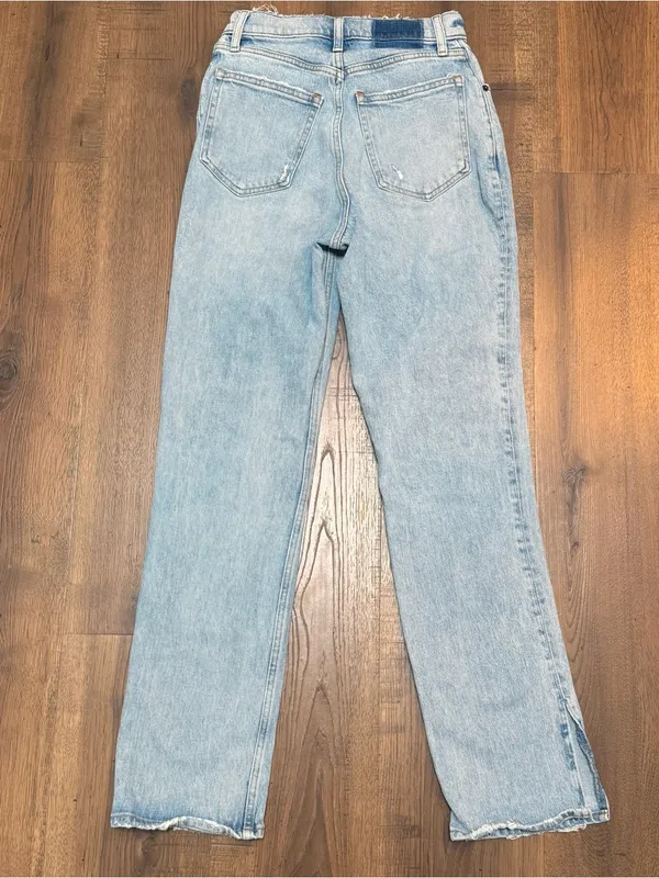 Abercrombie & Fitch The‎ 90s Straight ultra High Rise Curve Love Boot Cut 26 - Image 6