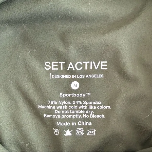 Set Active One-Shoulder Long Sleeve Bra - Image 3