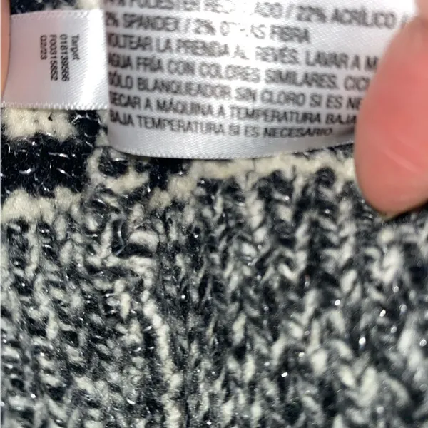 A New Day Fair Isle Mock Neck Cheers Sparkle Sweater in XS - Image 13