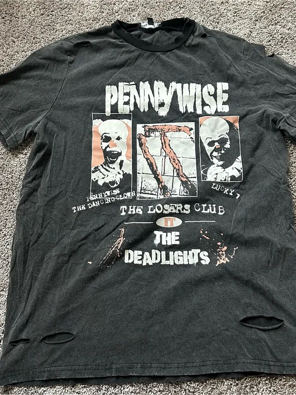 Dolls Kill Black Pennywise The Deadlights Graphic Tee - Image 2