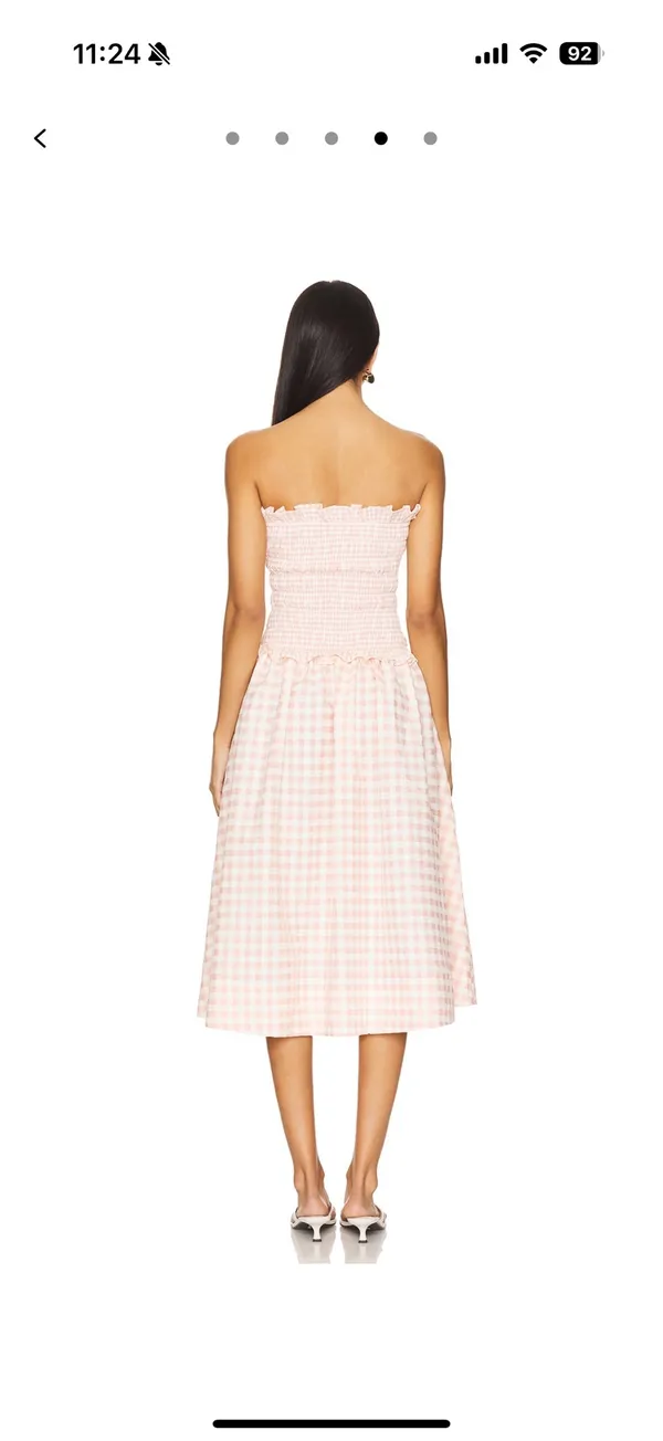 For Love & Lemons Gingham Dress - Image 4