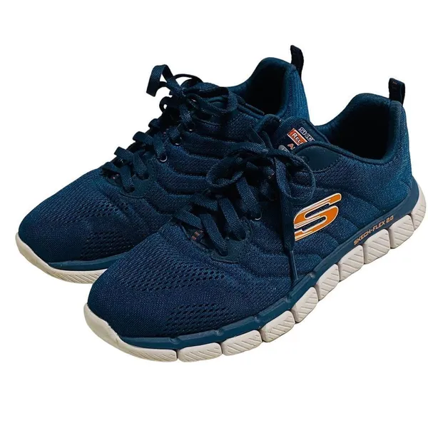 Skechers‎ Sz 8 Relaxed Fit Women's Blue Comfort Sneaker - Image 8