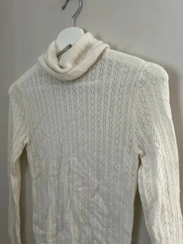 Gap Sweater Brooklyn Point Ivory Frost Turtleneck - Image 2