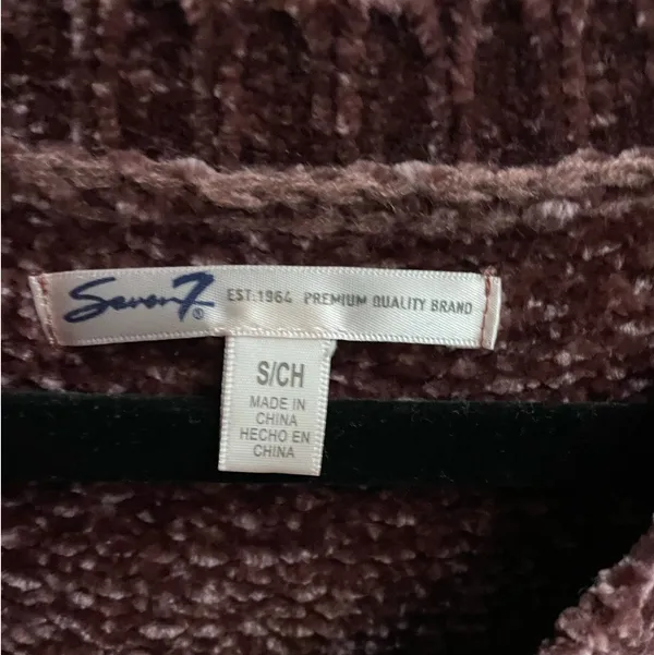 Seven7 Maroon Sweater - Image 2