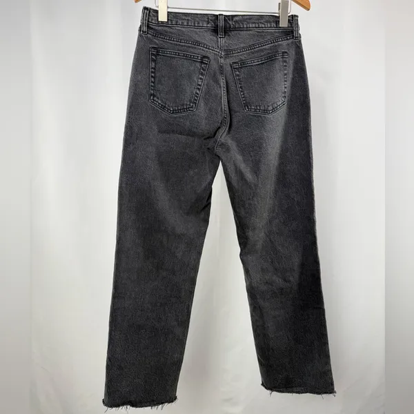 Abercrombie & Fitch Curve Love Low Rise Baggy Jean in Gray Size 27 or 4 Long - Image 7