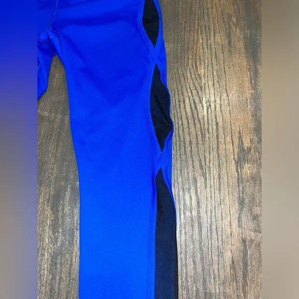 Yogalicious Royal Blue Workout Leggings Athletic Pants Yoga‎ Fitness F2 - Image 5